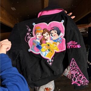 Disney Daytona JH Black Jacket with Disney Princess Embroidery